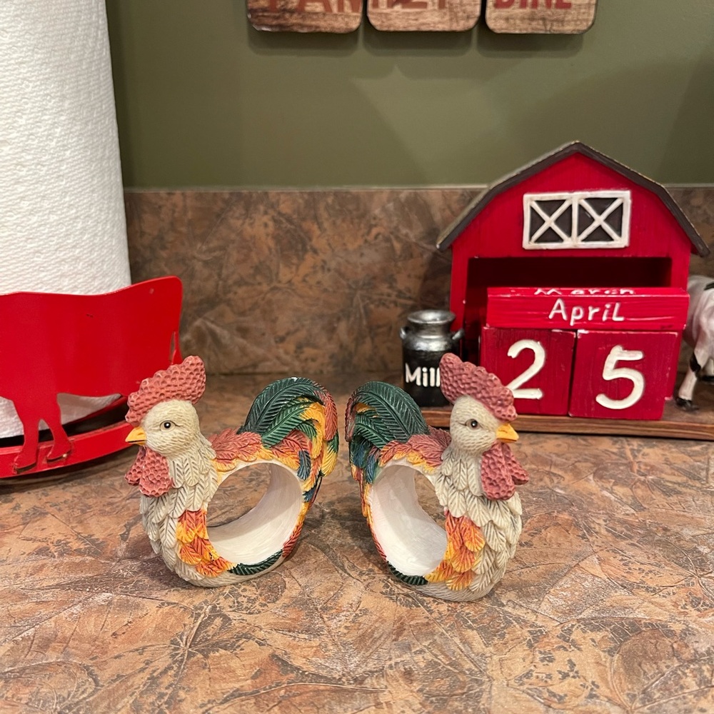 Chicken Napkin rings